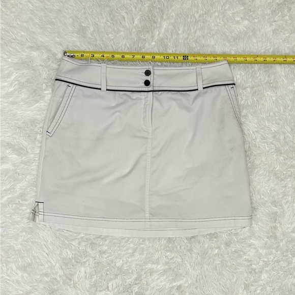 ADIDAS white Skirt Clima Cool Athletic Golf Size 8 - Picture 2 of 4
